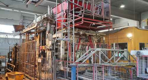 Henke Variant 140/115/50 – Fully automatic block production line / Vollautomatische Steinfertigungsanlage - Машина за бетон: слика 1 Henke Variant 140/115/50 – Fully automatic block production line / Vollautomatische Steinfertigungsanlage - Машина за бетон: слика 1