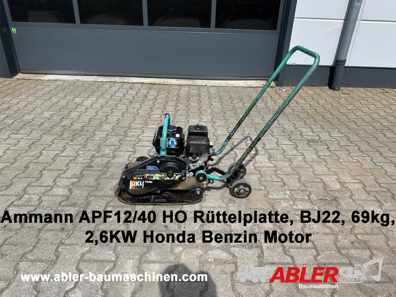 Ammann APF12/40 Rüttelplatte 69 kg - Вибрациска плоча: слика 1 Ammann APF12/40 Rüttelplatte 69 kg - Вибрациска плоча: слика 1