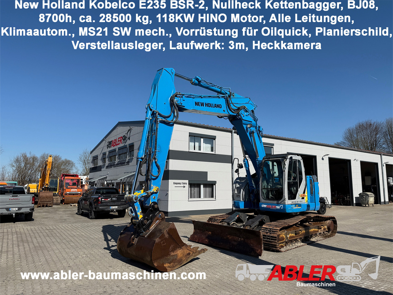 New Holland Kobeclo E235 BSR-2 Nullheck Kettenbagger MS21 - Багер: слика 1 New Holland Kobeclo E235 BSR-2 Nullheck Kettenbagger MS21 - Багер: слика 1
