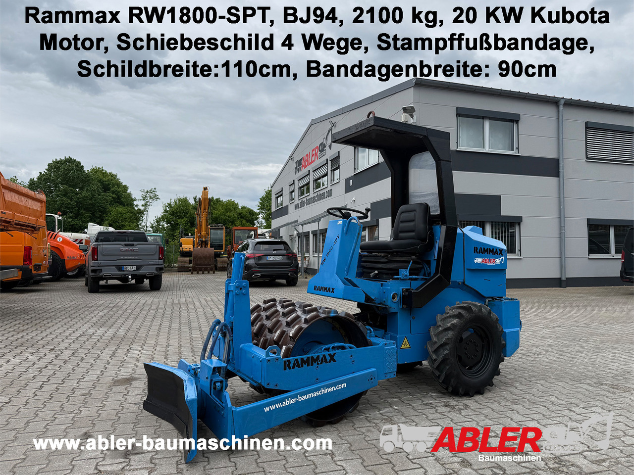 Rammax RW1800 SPT Erdbauwalze mit Schild - Ваљак: слика 1 Rammax RW1800 SPT Erdbauwalze mit Schild - Ваљак: слика 1
