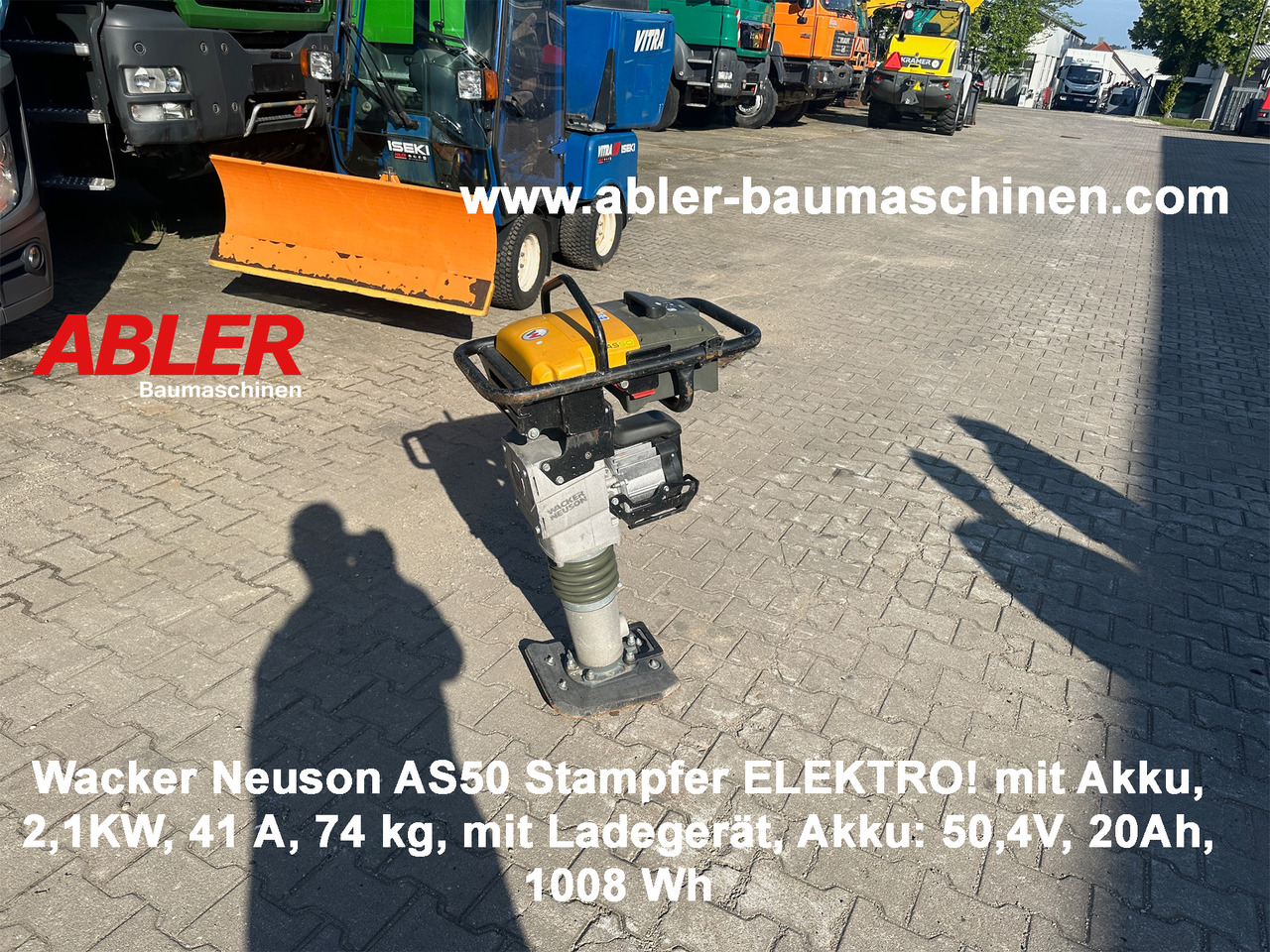 Wacker Neuson AS50E Rüttelstampfer Elektro AKKU! - Разбивач: слика 1 Wacker Neuson AS50E Rüttelstampfer Elektro AKKU! - Разбивач: слика 1