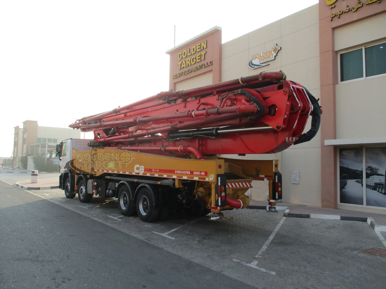 Mercedes ACTROS 4144 8x4 SANY 56m Concrete Pump - Камион со бетонска пумпа: слика 4 Mercedes ACTROS 4144 8x4 SANY 56m Concrete Pump - Камион со бетонска пумпа: слика 4
