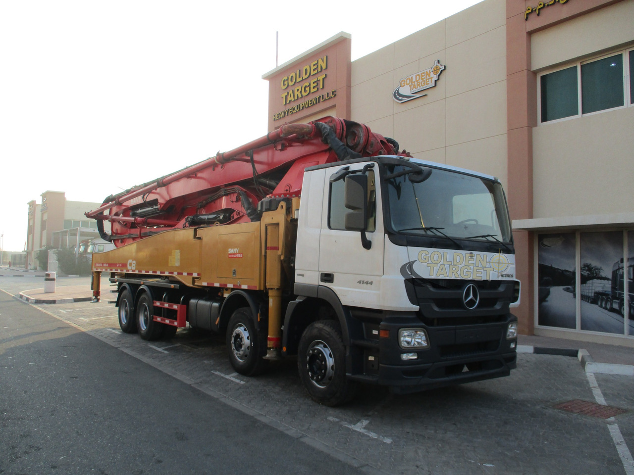 Mercedes ACTROS 4144 8x4 SANY 56m Concrete Pump - Камион со бетонска пумпа: слика 1 Mercedes ACTROS 4144 8x4 SANY 56m Concrete Pump - Камион со бетонска пумпа: слика 1