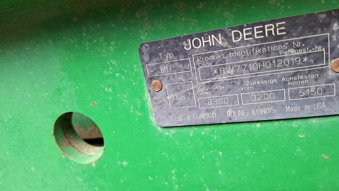 John Deere 7710 - Трактор: слика 4 John Deere 7710 - Трактор: слика 4