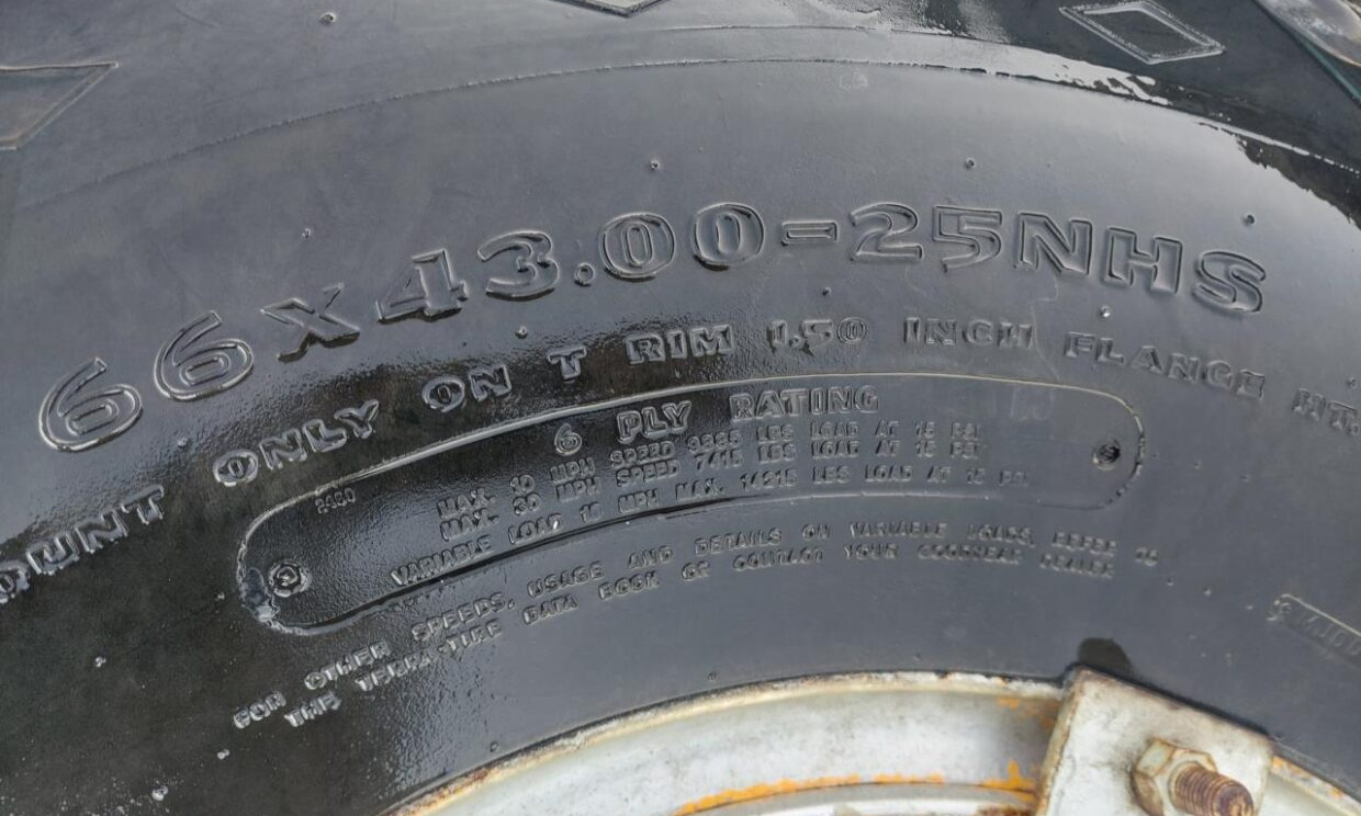Good Year Terra 66X43.00 (Amazone UX) - Гума за Распрскувач: слика 5 Good Year Terra 66X43.00 (Amazone UX) - Гума за Распрскувач: слика 5