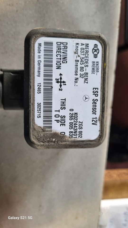 KNORR-BREMSE Knorr-Bremse AIR DRYER Mercedes-Benz ACTROS MP4 - Кочионен вентил за Камион: слика 5 KNORR-BREMSE Knorr-Bremse AIR DRYER Mercedes-Benz ACTROS MP4 - Кочионен вентил за Камион: слика 5