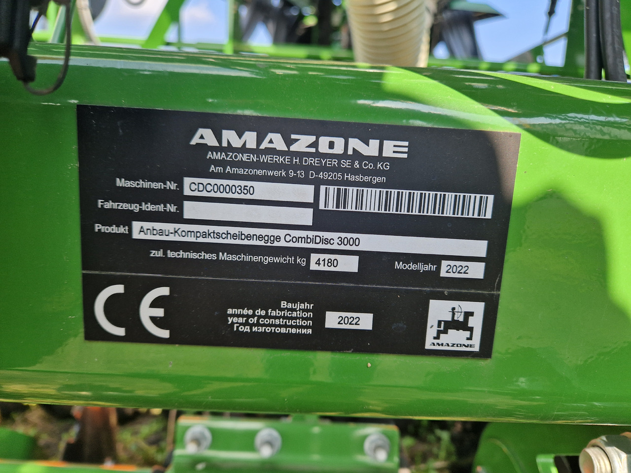 Amazone Centaya 3000 Super Harrow - Комбајнска семенска дупчалка: слика 2 Amazone Centaya 3000 Super Harrow - Комбајнска семенска дупчалка: слика 2