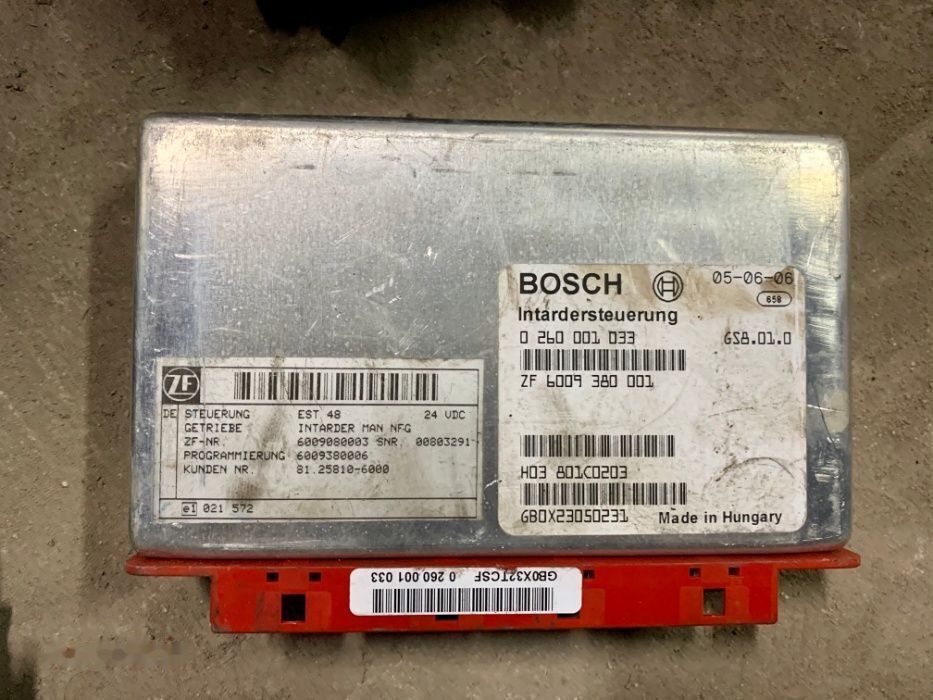 Bosch Retardera Intradera 0260001033 MAN TGA truck - Единица за контрола за Камион: слика 1 Bosch Retardera Intradera 0260001033 MAN TGA truck - Единица за контрола за Камион: слика 1