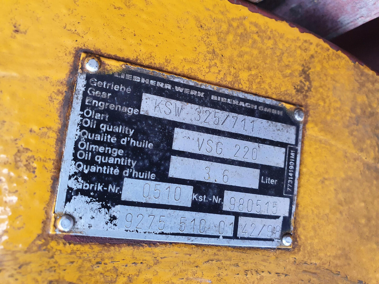 Liebherr LTM 1050-1 winch - Чекрек за Мобилен кран: слика 5 Liebherr LTM 1050-1 winch - Чекрек за Мобилен кран: слика 5