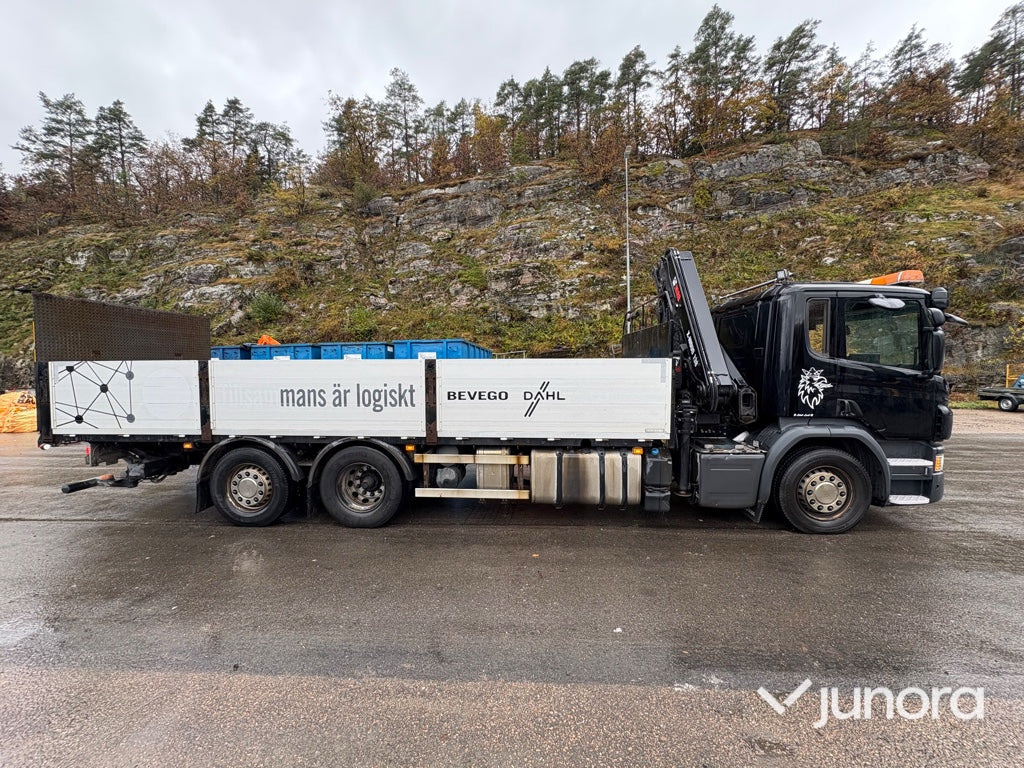 Kranbil - Scania P410, HiAB-kran - Камион со платформа, Камион со кран: слика 2 Kranbil - Scania P410, HiAB-kran - Камион со платформа, Камион со кран: слика 2