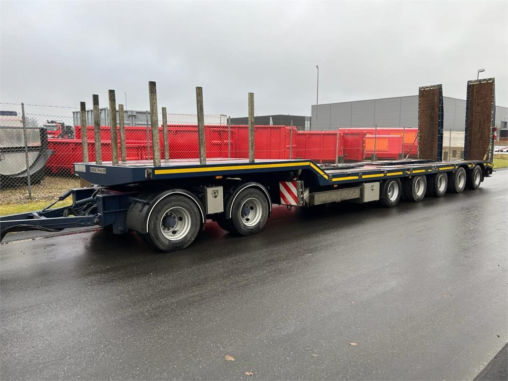 HRD 7 akslet - 84 ton blokvogn med ramper - Приколка за низок утовар: слика 3 HRD 7 akslet - 84 ton blokvogn med ramper - Приколка за низок утовар: слика 3
