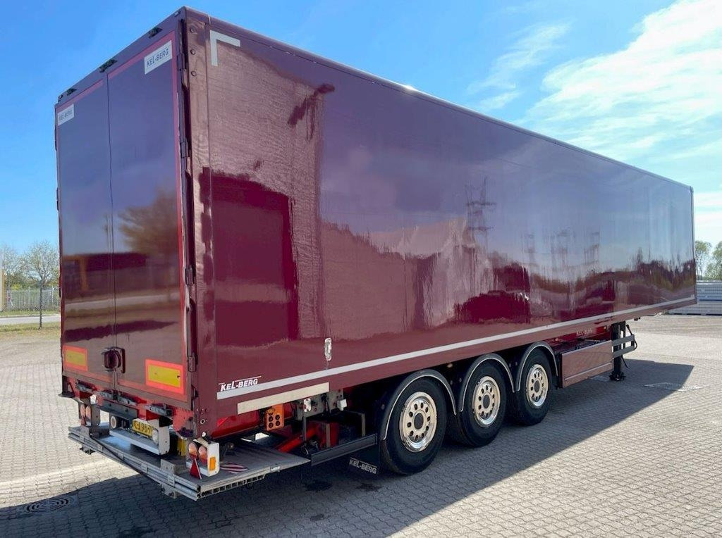 Kel-Berg 3-aks med folde-slædelift - Полуприколка сандучар: слика 1 Kel-Berg 3-aks med folde-slædelift - Полуприколка сандучар: слика 1
