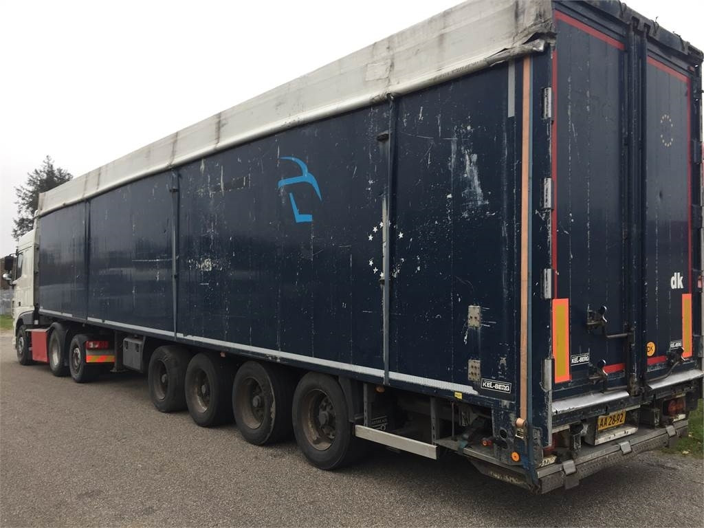Kel-Berg 92m3 alu kasse + folde-slæde lift - Полуприколка со подвижен под за истовар: слика 2 Kel-Berg 92m3 alu kasse + folde-slæde lift - Полуприколка со подвижен под за истовар: слика 2