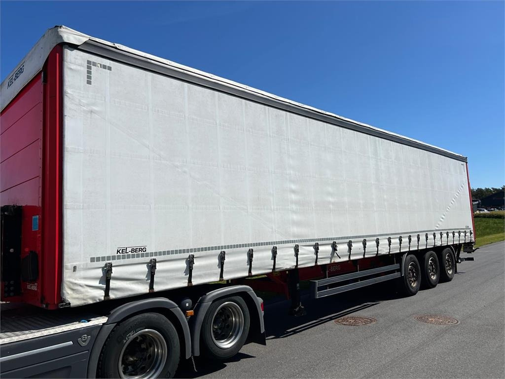 Kel-Berg D100V 13,6 mtr gardin - lodretstående lift  - Полуприколка со церада: слика 2 Kel-Berg D100V 13,6 mtr gardin - lodretstående lift  - Полуприколка со церада: слика 2