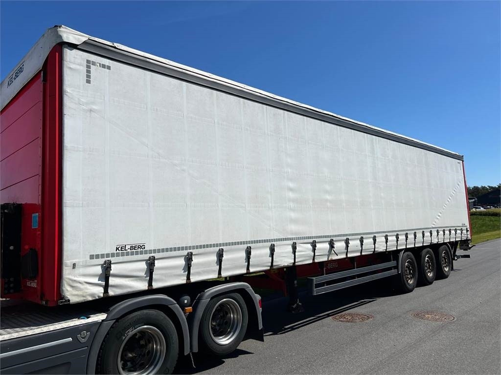 Kel-Berg D100V 13,6 mtr gardin - lodretstående lift  - Полуприколка со церада: слика 2 Kel-Berg D100V 13,6 mtr gardin - lodretstående lift  - Полуприколка со церада: слика 2