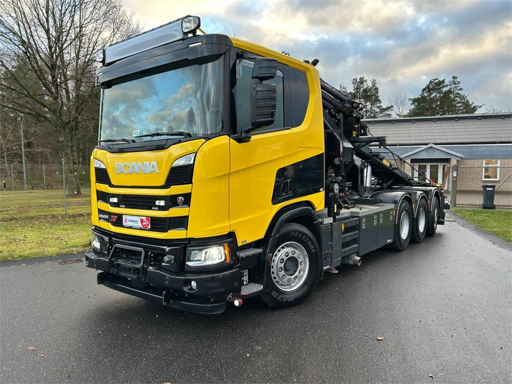 Scania R500 XT B 8x4*4 NA - Hiab 408 E6 + jib - Камион за подигање контејнери: слика 1 Scania R500 XT B 8x4*4 NA - Hiab 408 E6 + jib - Камион за подигање контејнери: слика 1