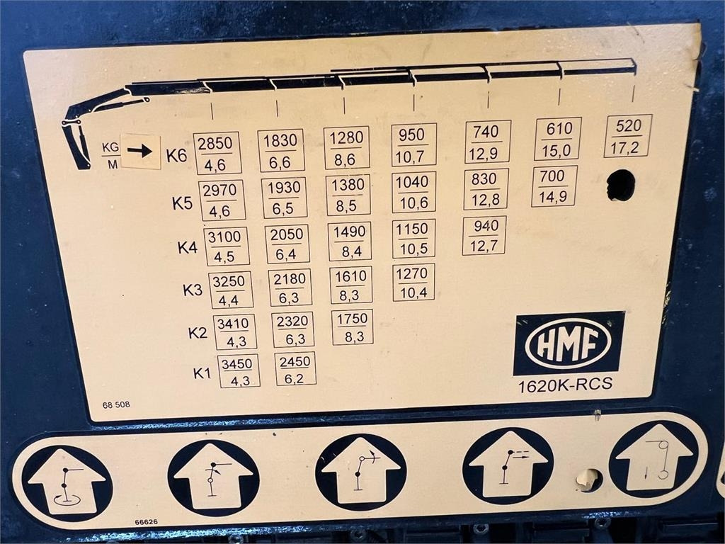 Volvo FL 280 - HMF 1620K6 - Камион со кран: слика 4 Volvo FL 280 - HMF 1620K6 - Камион со кран: слика 4