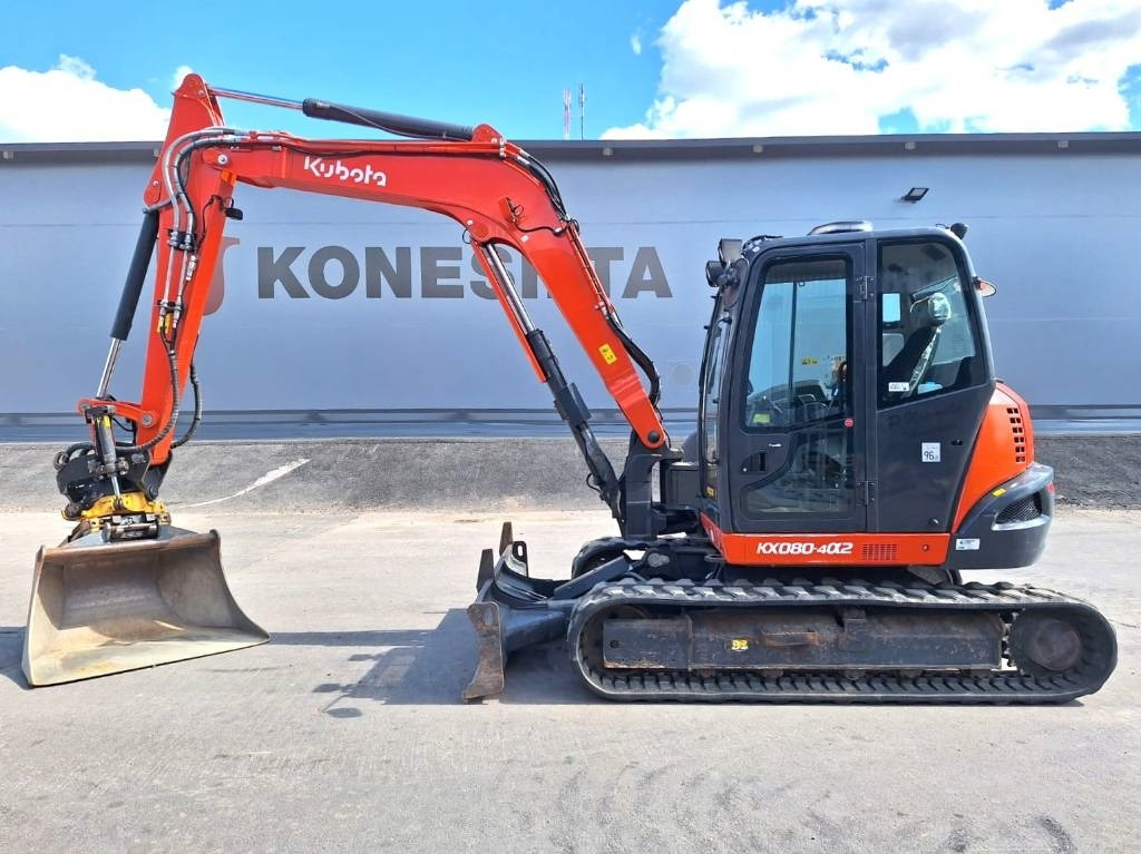 Kubota KX080-4a2 PYÖRITTÄJÄLLÄ - Мини багер: слика 1 Kubota KX080-4a2 PYÖRITTÄJÄLLÄ - Мини багер: слика 1