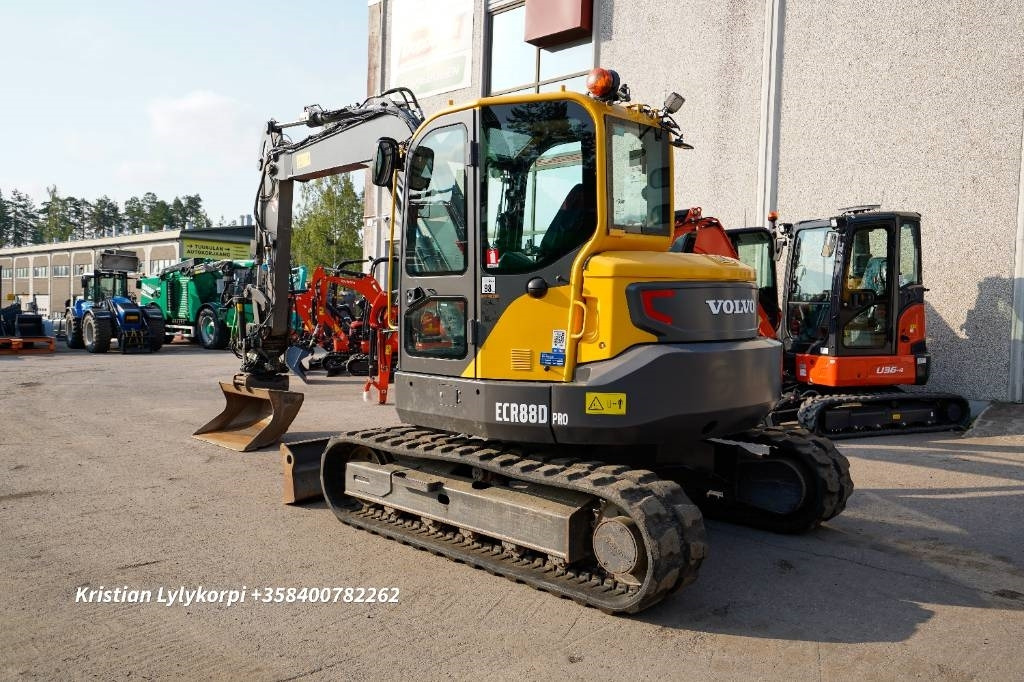 Volvo ECR88D PRO PIENET TUNNIT - Мини багер: слика 2 Volvo ECR88D PRO PIENET TUNNIT - Мини багер: слика 2