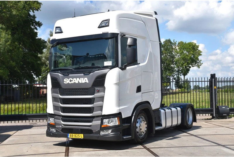 Scania S410 NGS 4x2EB MEGA 95 cm or 103 cm driving height - RETARDER - 649 TKM - FULL AIR - PARK. AIRCO - LEATHER SEATS - 2 x FUEL TANK - Камион влекач: слика 1 Scania S410 NGS 4x2EB MEGA 95 cm or 103 cm driving height - RETARDER - 649 TKM - FULL AIR - PARK. AIRCO - LEATHER SEATS - 2 x FUEL TANK - Камион влекач: слика 1