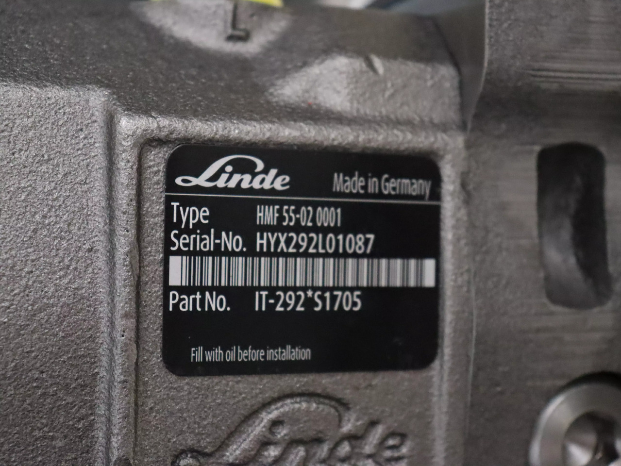 LINDE HMF 55-02 - Хидрауличен мотор за Градежна машина: слика 3 LINDE HMF 55-02 - Хидрауличен мотор за Градежна машина: слика 3