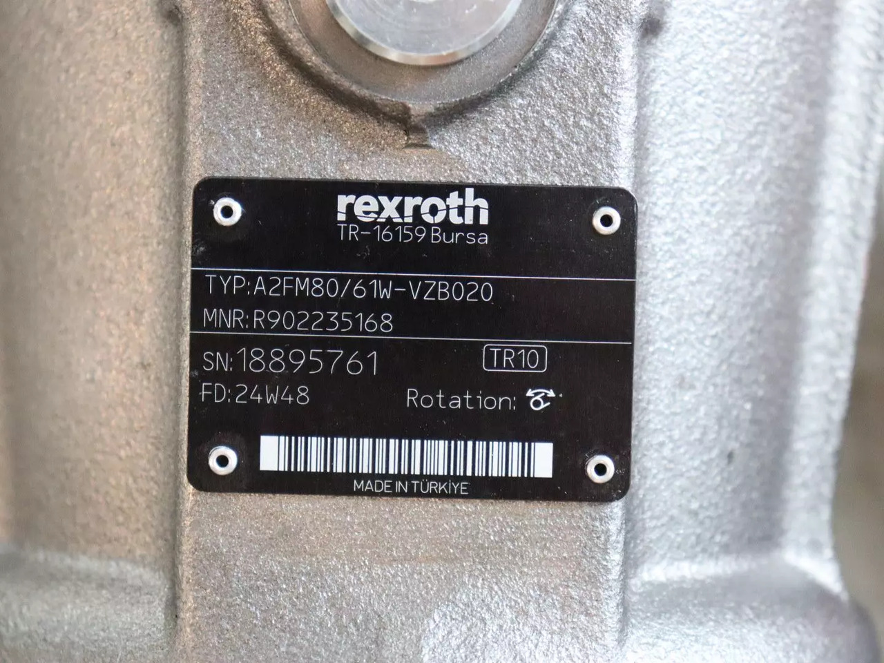 REXROTH A2FM80/61W-VZB020 - Хидрауличен мотор за Градежна машина: слика 4 REXROTH A2FM80/61W-VZB020 - Хидрауличен мотор за Градежна машина: слика 4