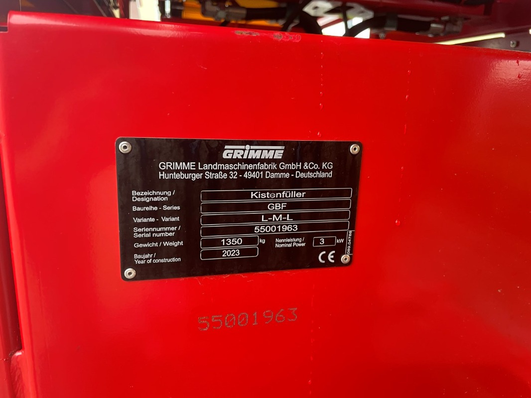 Grimme GBF L-M-L  - Rental - Опрема за складирање: слика 2 Grimme GBF L-M-L  - Rental - Опрема за складирање: слика 2