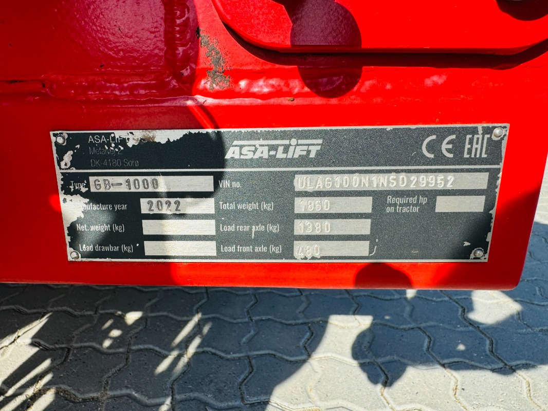 ASA-Lift GB-1000 - Машина за берба на грозје: слика 2 ASA-Lift GB-1000 - Машина за берба на грозје: слика 2