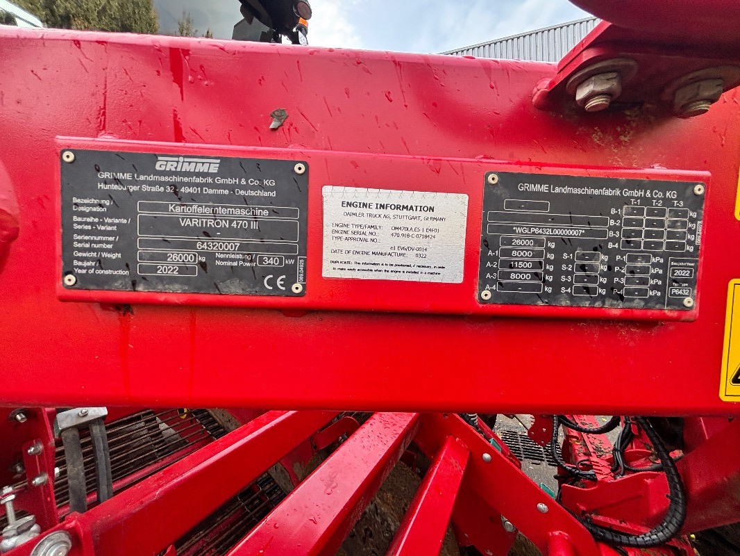 Grimme VARITRON 470 GEN III - Машина за жнеење: слика 2 Grimme VARITRON 470 GEN III - Машина за жнеење: слика 2