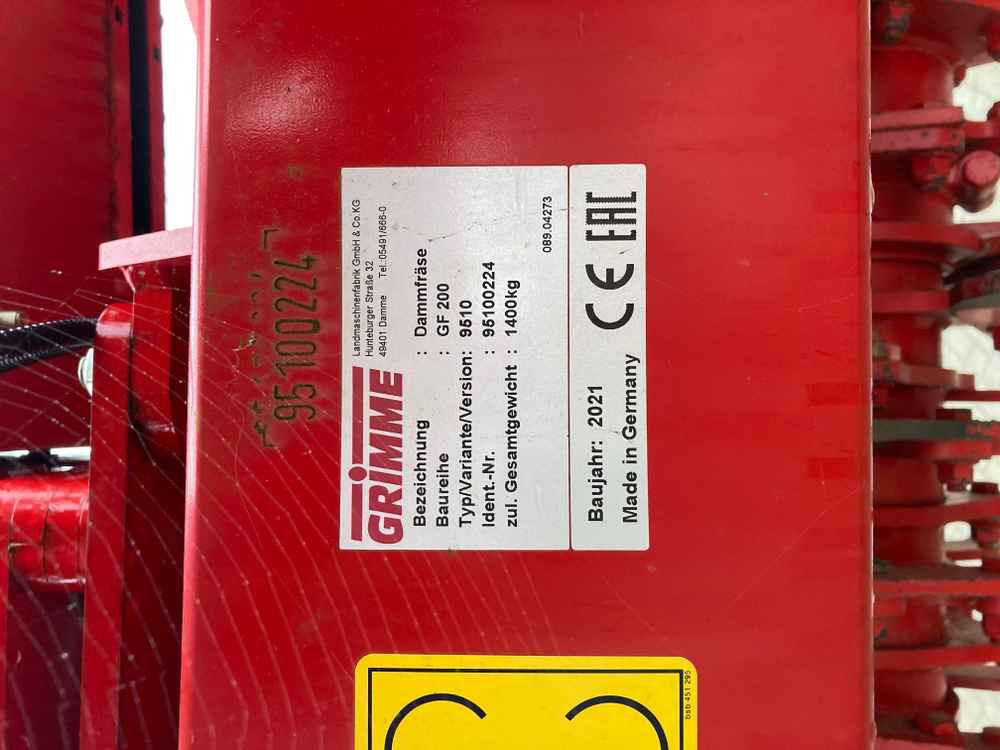 Grimme Grimme GF 200, 2 Row/ Single Bed, Hook Tine Tilla - Машина за жнеење: слика 2 Grimme Grimme GF 200, 2 Row/ Single Bed, Hook Tine Tilla - Машина за жнеење: слика 2