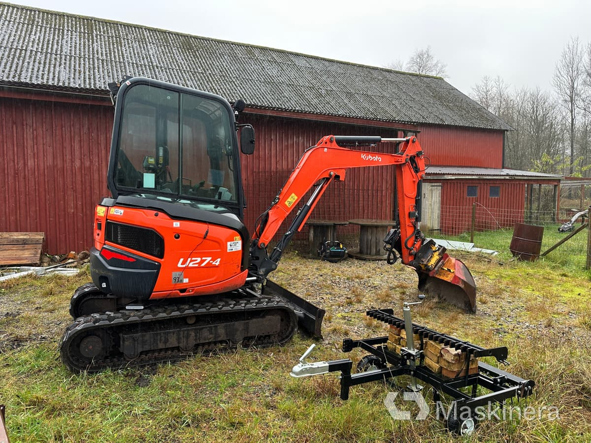 Grävmaskin Kubota U27-4 - Багер гасеничар: слика 4 Grävmaskin Kubota U27-4 - Багер гасеничар: слика 4