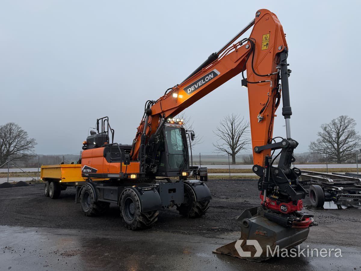 Hjulgrävare Develon DX170W-7 med tillbehör - Багер гасеничар: слика 3 Hjulgrävare Develon DX170W-7 med tillbehör - Багер гасеничар: слика 3