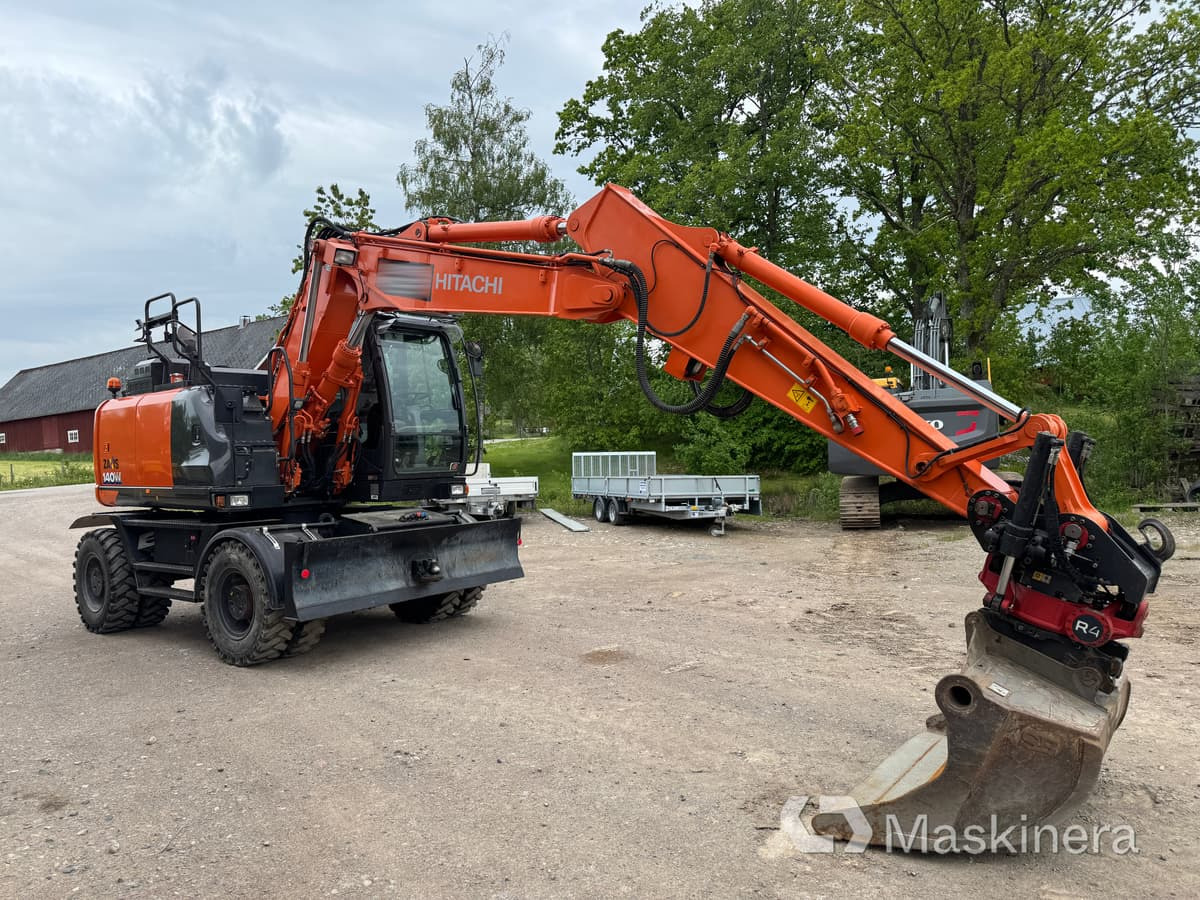 Hjulgrävare Hitachi Zaxis 140W med redskap - Багер гасеничар: слика 3 Hjulgrävare Hitachi Zaxis 140W med redskap - Багер гасеничар: слика 3