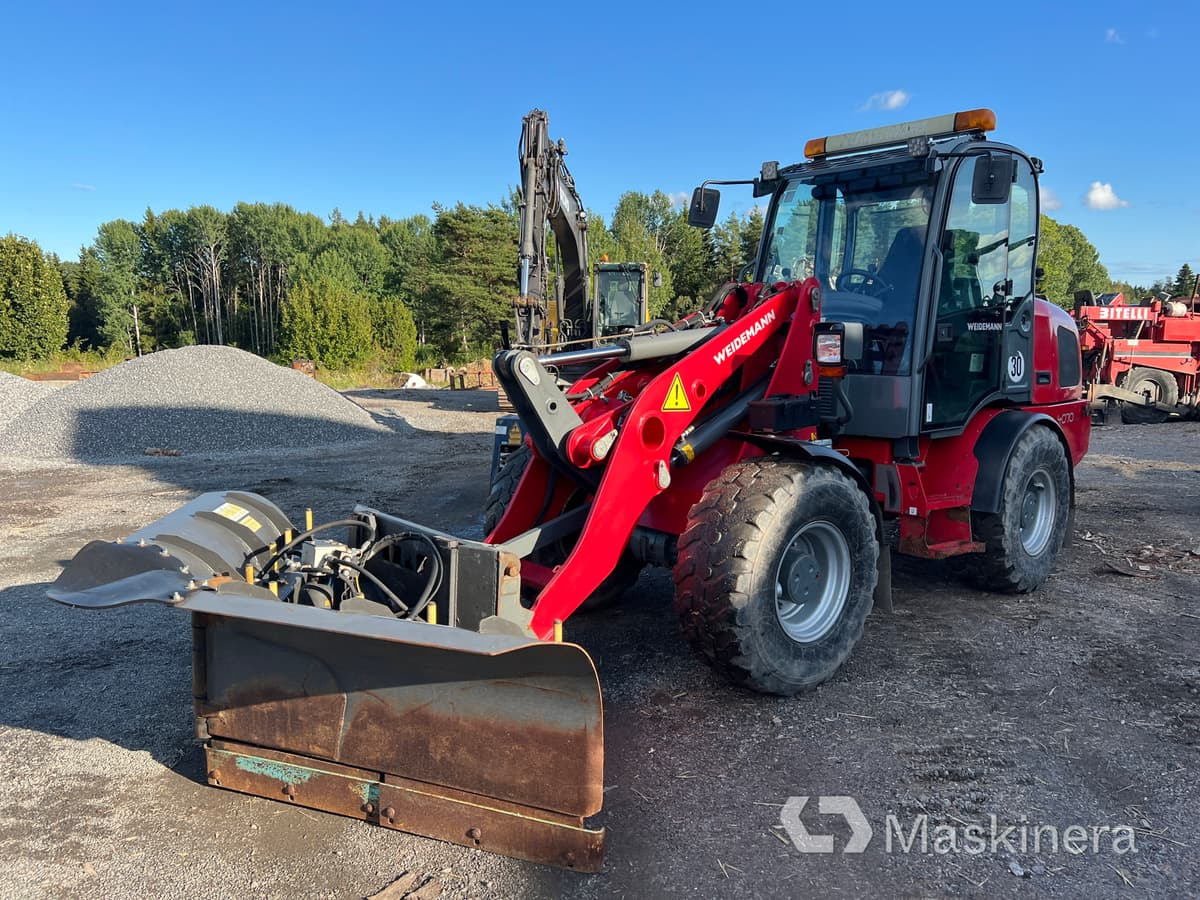 Hjullastare Weidemann 4070 CX100 med snöutrustning - Натоварувач на тркала: слика 1 Hjullastare Weidemann 4070 CX100 med snöutrustning - Натоварувач на тркала: слика 1