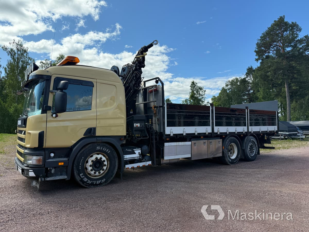 Kranbil Scania 114G - Камион со платформа, Камион со кран: слика 1 Kranbil Scania 114G - Камион со платформа, Камион со кран: слика 1