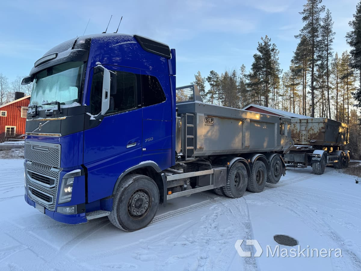 Lastbil Volvo FH16 750 med vagn - Кипер, Роло/ Подизач приколка: слика 1 Lastbil Volvo FH16 750 med vagn - Кипер, Роло/ Подизач приколка: слика 1