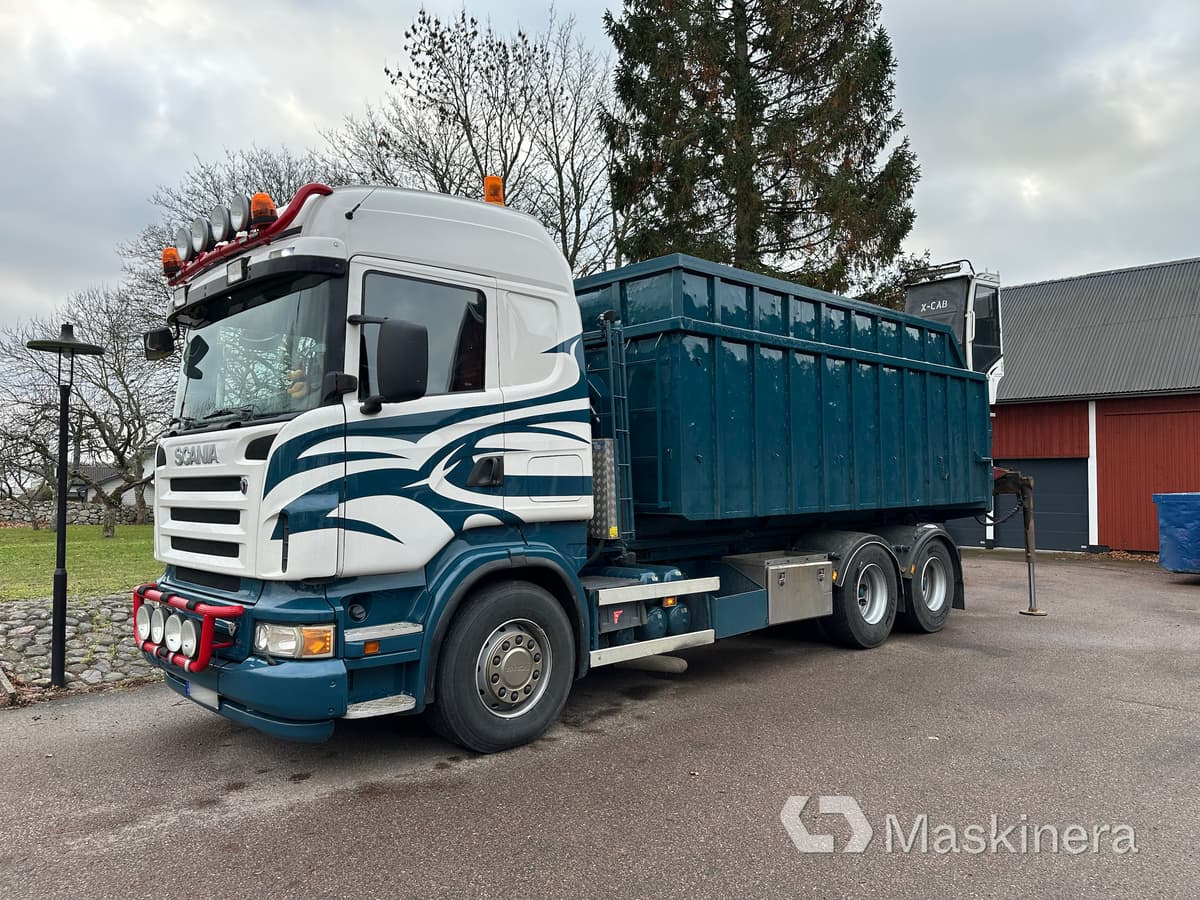 SCANIA R500LB6X4HHA Lastväxlare Scania R500 med FTG V10CX kran - Камион со кука за подигање: слика 1 SCANIA R500LB6X4HHA Lastväxlare Scania R500 med FTG V10CX kran - Камион со кука за подигање: слика 1