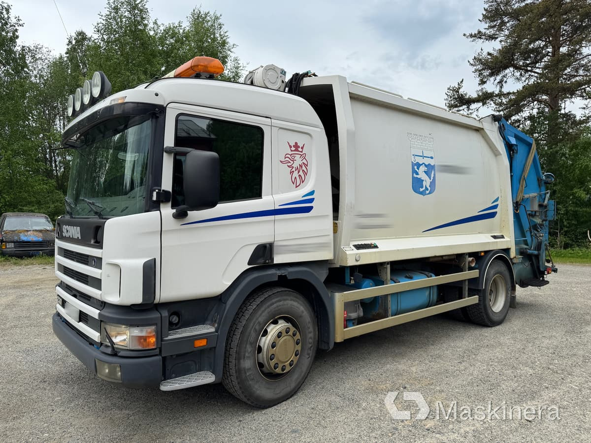 Scania P94DB 4X2 NA 230 Sopbil Scania P94DB 4X2 Baklastare - Камион за ѓубре: слика 1 Scania P94DB 4X2 NA 230 Sopbil Scania P94DB 4X2 Baklastare - Камион за ѓубре: слика 1
