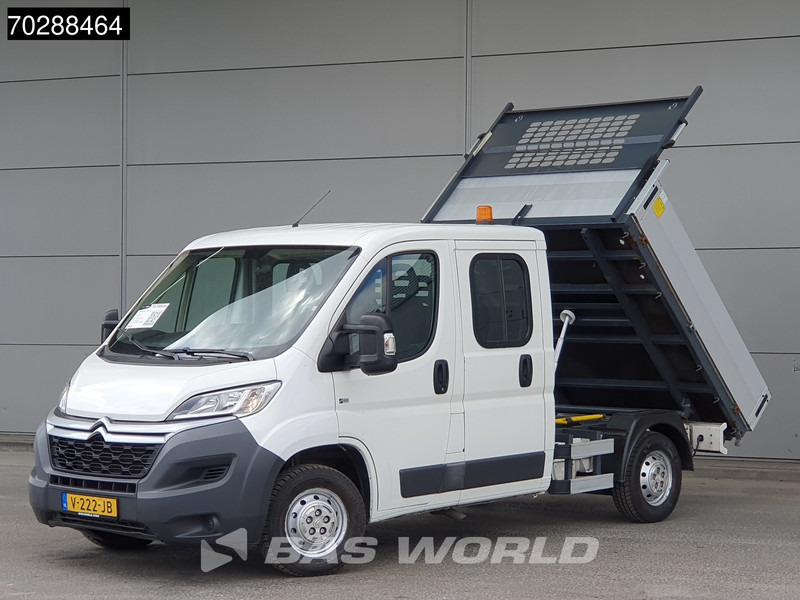 Комби кипер Citroën Jumper 130PK Kipper Dubbel Cabine Trekhaak Euro6 Tipper Benne Kieper 2m3 Trekhaak: слика 1