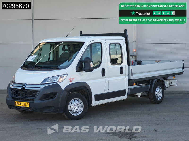 Citroën Jumper 140PK Open Laadbak Dubbele Cabine Euro6 Pritsche Pickup Open Box - Комбе со отворен сандак: слика 1 Citroën Jumper 140PK Open Laadbak Dubbele Cabine Euro6 Pritsche Pickup Open Box - Комбе со отворен сандак: слика 1