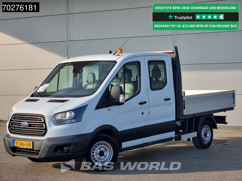 Ford Transit 105pk Open Laadbak Dubbel Cabine Euro6 Trekhaak Navi Airco Pritsche Pickup Open Box Airco Dubbel cabine Trekhaak - Комбе со отворен сандак: слика 1 Ford Transit 105pk Open Laadbak Dubbel Cabine Euro6 Trekhaak Navi Airco Pritsche Pickup Open Box Airco Dubbel cabine Trekhaak - Комбе со отворен сандак: слика 1