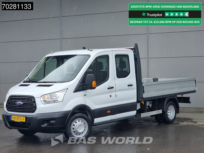 Ford Transit 155PK Open Laadbak Dubbel Cabine Dubbellucht 3,5t Trekhaak Airco Cruise Pritsche Pickup Open Box 2m3 Airco Dubbel cabine Trekhaa - Комбе со отворен сандак: слика 1 Ford Transit 155PK Open Laadbak Dubbel Cabine Dubbellucht 3,5t Trekhaak Airco Cruise Pritsche Pickup Open Box 2m3 Airco Dubbel cabine Trekhaa - Комбе со отворен сандак: слика 1