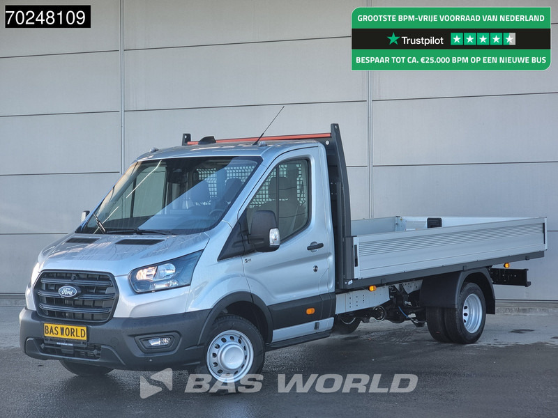 Ford Transit 165pk Open laadbak Dubbellucht Pritsche Trekhaak Airco Cruise Camera 3m3 Airco Trekhaak Cruise control - Комбе со отворен сандак: слика 1 Ford Transit 165pk Open laadbak Dubbellucht Pritsche Trekhaak Airco Cruise Camera 3m3 Airco Trekhaak Cruise control - Комбе со отворен сандак: слика 1