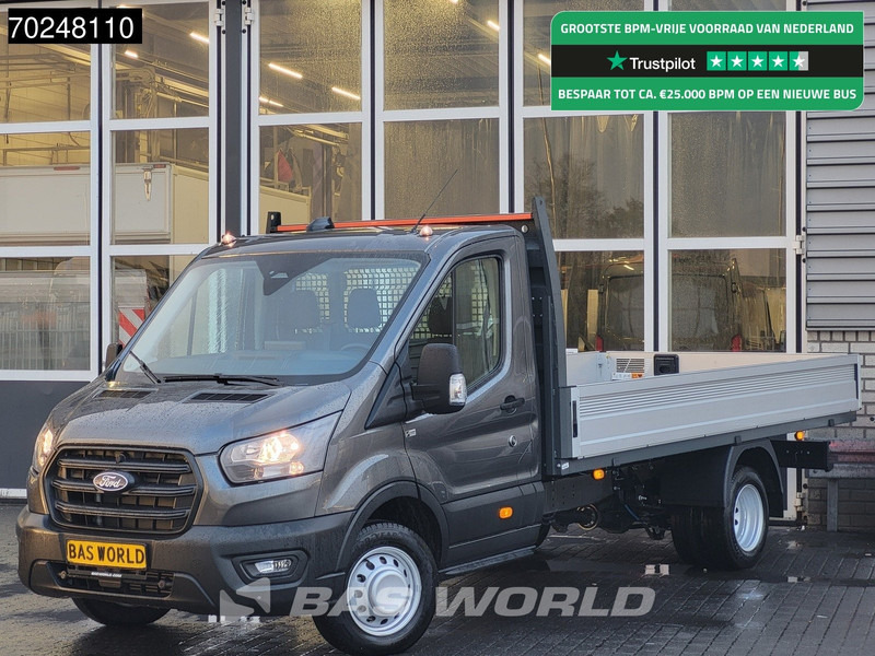 Ford Transit 165pk Open laadbak Dubbellucht Pritsche Trekhaak Airco Cruise Camera Airco Trekhaak Cruise control - Комбе со отворен сандак: слика 1 Ford Transit 165pk Open laadbak Dubbellucht Pritsche Trekhaak Airco Cruise Camera Airco Trekhaak Cruise control - Комбе со отворен сандак: слика 1