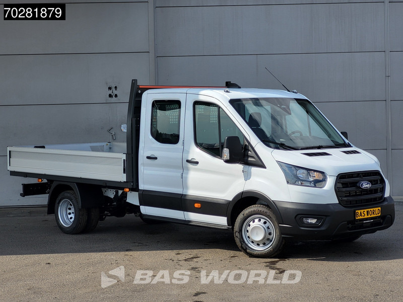Ford Transit 170pk Automaat Dubbel Cabine 3500kg Trekhaak Open Laadbak Pritsche SYNC4 scherm CarPlay Camera Airco Trekhaak Cruise control - Комбе со отворен сандак: слика 3 Ford Transit 170pk Automaat Dubbel Cabine 3500kg Trekhaak Open Laadbak Pritsche SYNC4 scherm CarPlay Camera Airco Trekhaak Cruise control - Комбе со отворен сандак: слика 3