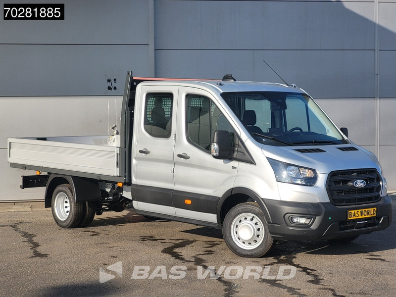 Ford Transit 170pk Automaat Dubbel Cabine 3500kg Trekhaak Open Laadbak Pritsche SYNC4 scherm CarPlay Camera Pickup Airco Trekhaak Cruise cont - Комбе со отворен сандак: слика 3 Ford Transit 170pk Automaat Dubbel Cabine 3500kg Trekhaak Open Laadbak Pritsche SYNC4 scherm CarPlay Camera Pickup Airco Trekhaak Cruise cont - Комбе со отворен сандак: слика 3