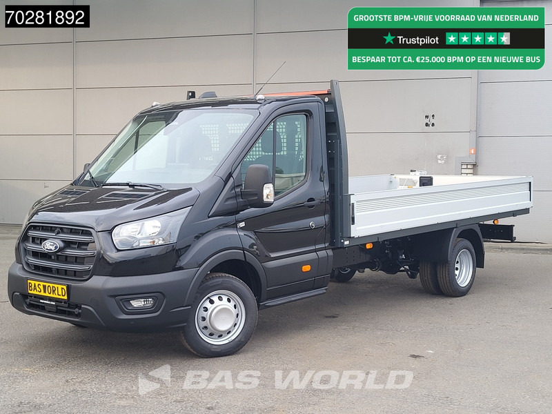 Ford Transit 170pk Open Laadbak Dubbellucht 3,5t Trekhaak Airco Cruise Camera SYNC4 scherm Euro6 Pritsche Pickup Open Box Airco Trekhaak Crui - Комбе со отворен сандак: слика 1 Ford Transit 170pk Open Laadbak Dubbellucht 3,5t Trekhaak Airco Cruise Camera SYNC4 scherm Euro6 Pritsche Pickup Open Box Airco Trekhaak Crui - Комбе со отворен сандак: слика 1