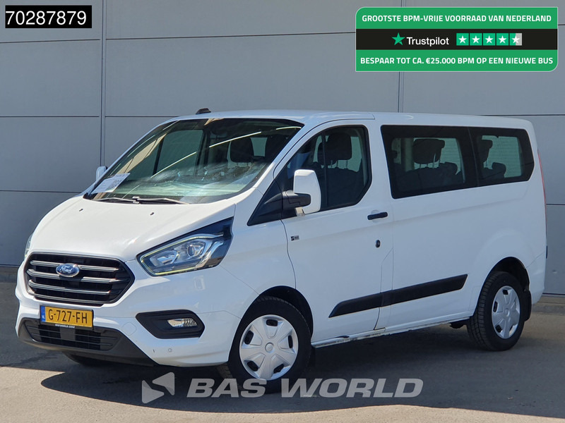 Ford Transit Custom 105pk 9-Persoons Airco Cruise LED Parkeersensoren Taxi Passenger Transport Kombi Tourer Euro6 L2 Airco Cruise control - Минибус, Патничко комбе: слика 1 Ford Transit Custom 105pk 9-Persoons Airco Cruise LED Parkeersensoren Taxi Passenger Transport Kombi Tourer Euro6 L2 Airco Cruise control - Минибус, Патничко комбе: слика 1
