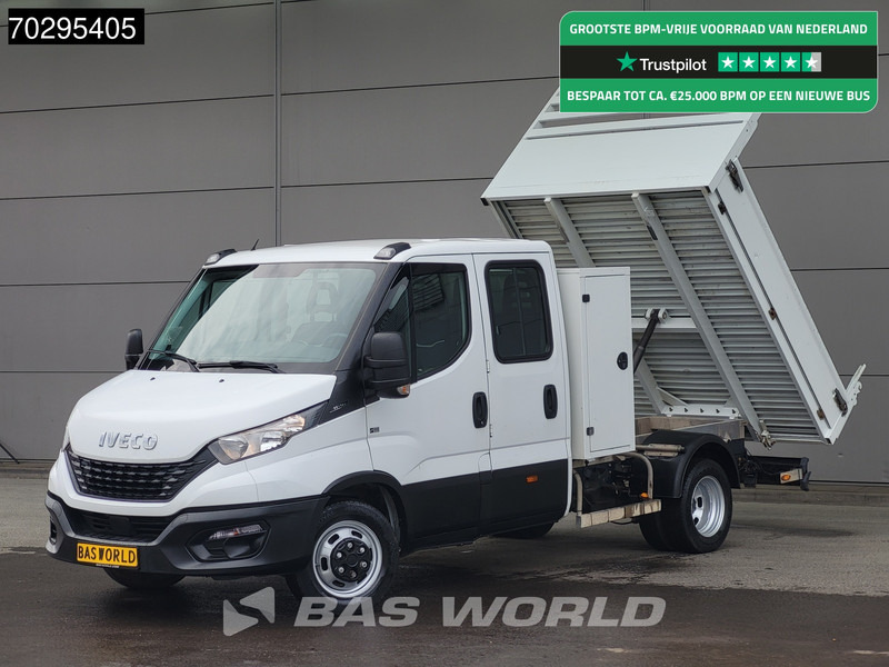 Iveco Daily 35C14 Kipper met Kist Dubbel Cabine Dubbellucht 3,5t Trekhaak Airco Cruise Euro6 Kieper Tipper Benne Airco Trekhaak Cruise contr - Комби кипер: слика 1 Iveco Daily 35C14 Kipper met Kist Dubbel Cabine Dubbellucht 3,5t Trekhaak Airco Cruise Euro6 Kieper Tipper Benne Airco Trekhaak Cruise contr - Комби кипер: слика 1