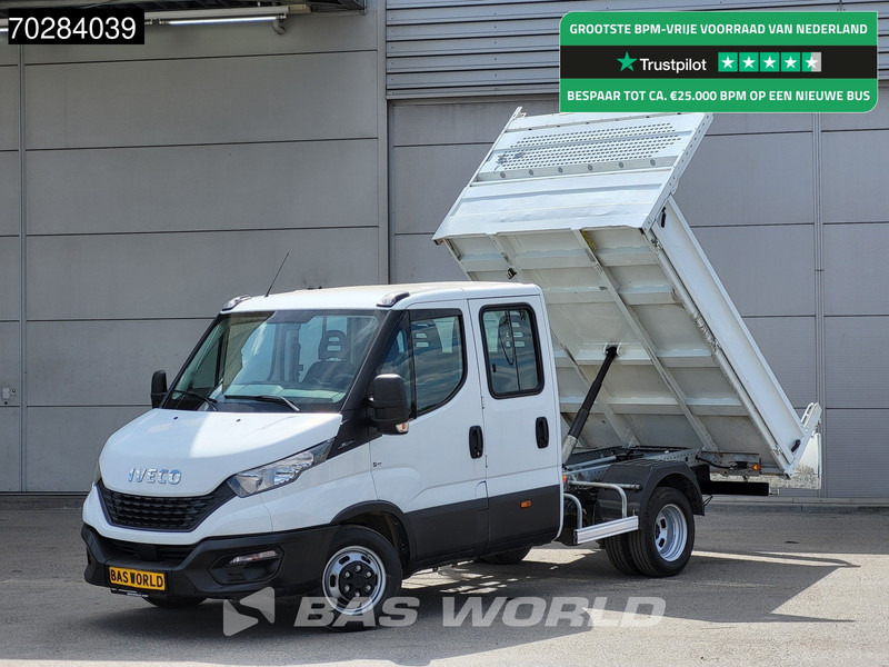 Комбе со отворен сандак Iveco Daily 35C14 Open Laadbak Dubbel Cabine Dubbellucht 3,5t Trekhaak Airco Cruise Euro6 Pritsche Pickup Open Box Airco Dubbel cabine Trekh: слика 1
